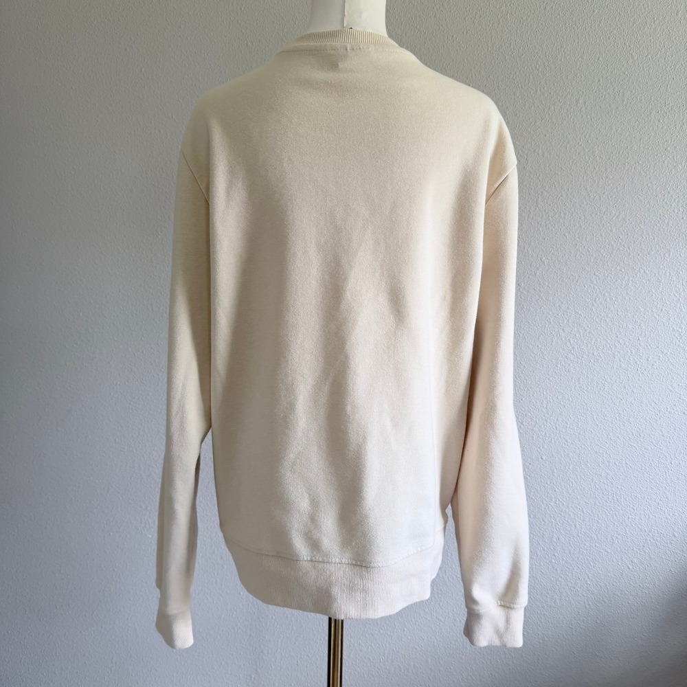 Genuine Authentic Garments Run It Up Duck Graphic Sweatshirt Cream Unisex S - Picture 4 of 7